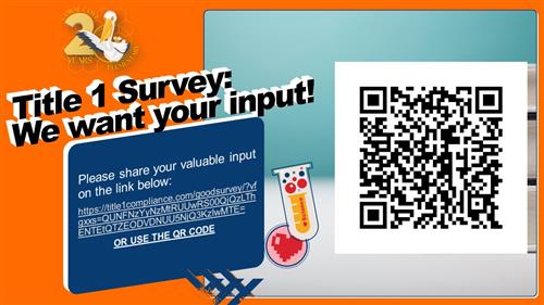 Title 1 Survey Flyer